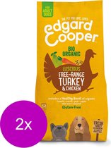 Edgard & Cooper Fresh Bio Dinde & Poulet Bio (fermier) Adulte - Nourriture pour chiens - 2 x 7kg