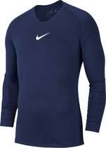 Nike Park Dry First Layer Longsleeve Thermoshirt - Maat XL - Mannen - navy/wit