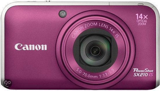 Canon PowerShot SX210 IS - Paars - Krachtige PowerShot | bol
