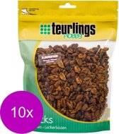 Teurlings Zijderupsen - Kippenvoer - 10 x 350 g