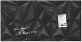 glasmagneetbord Sigel Artverum 910x460x15mm Black Diamond SI-GL261