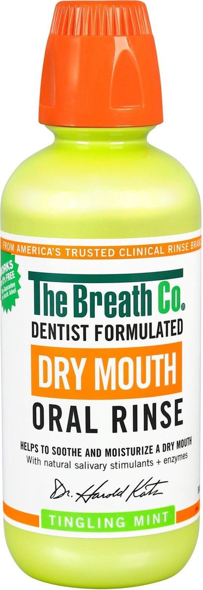 het spoor Terminologie Haast je The Breath Co Dry Mouth Rinse | Mondwater tegen droge mond (xerostomie) |  bol.com