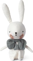 Picca LouLou knuffelkonijn Robin wit in geschenkdoos - 18 cm - 7"