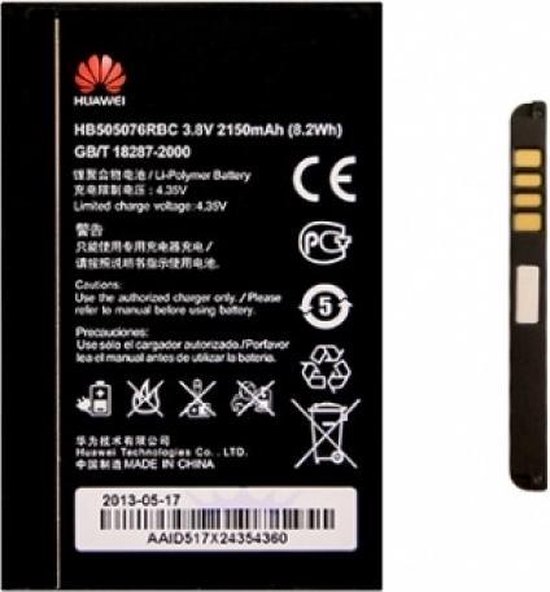 Mordrin aansluiten Voorzichtigheid Huawei G700, G610 en Y600 HB505076RBC Batterij Origineel: 2100 mAh | bol.com