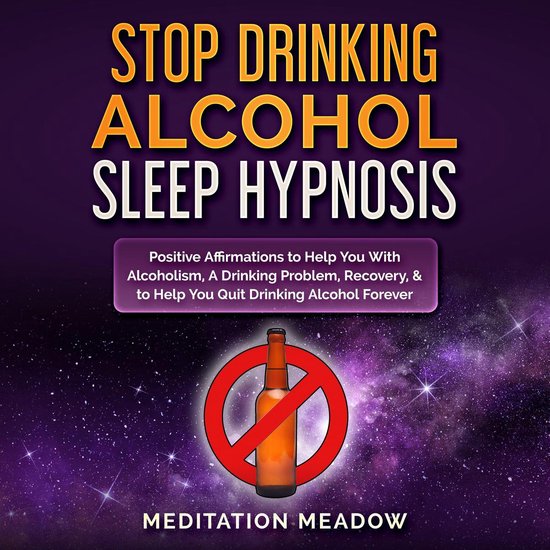 Stop Drinking Alcohol Sleep Hypnosis - cover