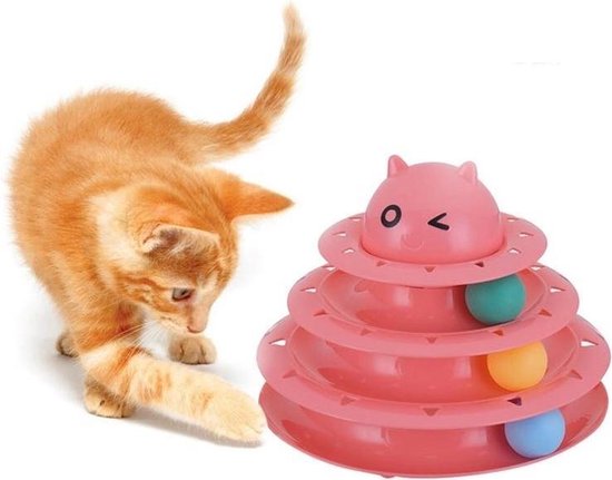 musical Psychiatrie Marxisme Interactieve speeltoren met ballen | Intelligent speelgoed voor katten |  poes | kitten | bol.com