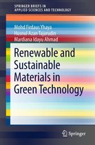 SpringerBriefs in Applied Sciences and Technology - Renewable and Sustainable Materials in Green Technology