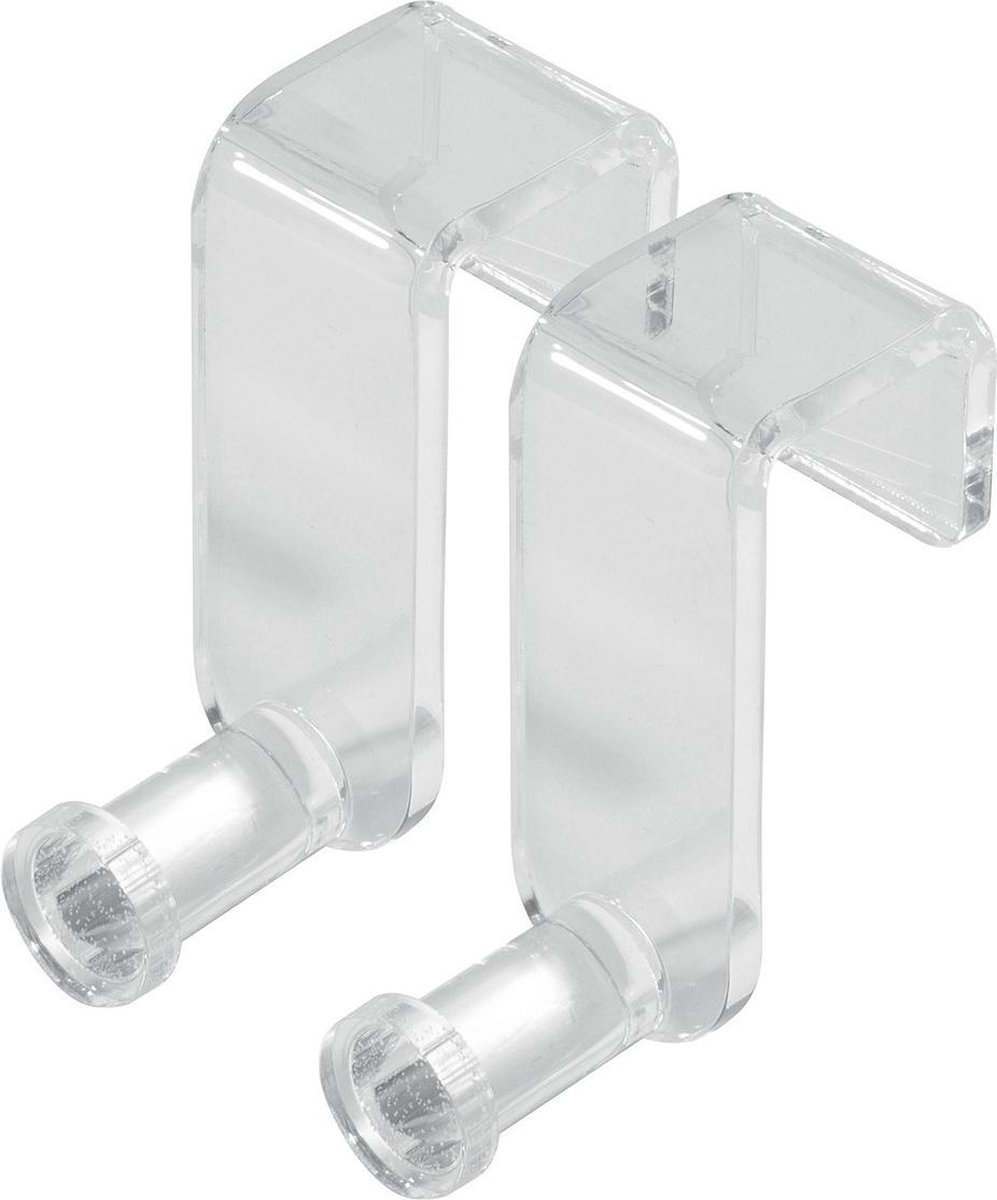 Sigel flipover haken - meet up - transparant - 55x63x20mm - SI-MU162