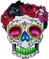 Halloween Wanddecoratie Mrs Day Of The Dead 59cm