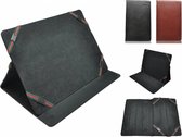 Terra Pad 1051 Cover, Premium Hoes, Elegante Luxe Case , Kleur Zwart