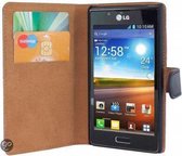 Mobiparts Classic Wallet Case LG Optimus L7 Black