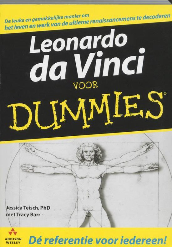 Cover van het boek 'Leonardo da Vinci voor Dummies' van J. Teisch en  Teisch