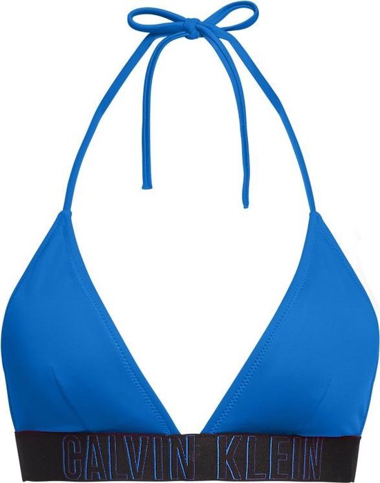 Calvin Klein triangel bikinitop intense power - duke blue-XS | bol.com