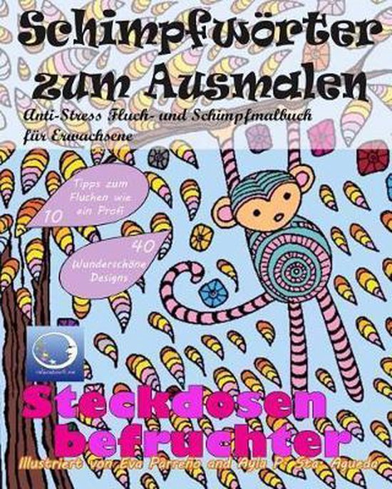 Tiere, Blumen Lustige Mandalas Und Fiese Sprüche Zum Fluche ... - cover