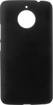Shop4 - Motorola Moto E4 Plus Hoesje - Harde Back Case Ultra Dun Zwart