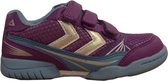 Hummel Root Velcro Junior Multifuntionele Indoorschoen - Meisjes - Maat 33 - Lila/Blauw