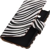 Zebra booktype cover hoesje voor Samsung Z1 Z130