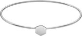 CLUSE Essentielle Silver Hexagon Armband  - Zilver