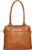 DSTRCT Wax Lane Dames Schoudertas - Cognac