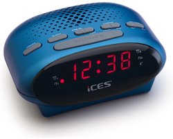 Ices ICR-210 - Wekkerradio - Blauw