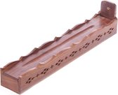 Sheesham hout wierook houder, doosje met lijst werk en uitgesneden