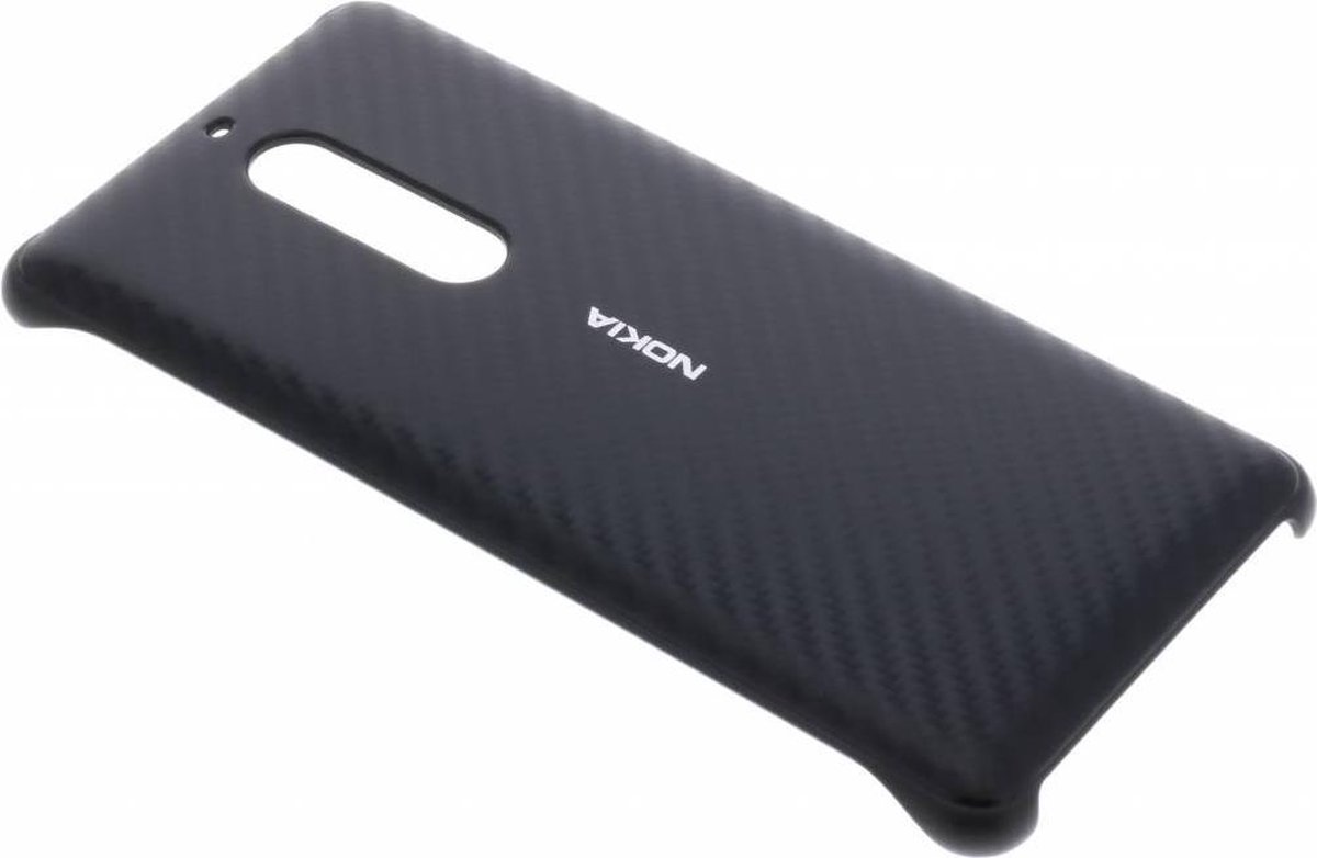 Nokia carbon fibre look back case - zwart - voor Nokia 5