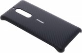 Nokia carbon fibre look back case  - zwart - voor Nokia 5