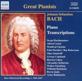 Various Artists - Bach Piano Transcriptions 1925-47 (CD)
