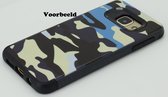 Xssive Back Cover voor Samsung Galaxy A5 2016 A510 - Back Cover - Anti Shock - Camouflage Blauw - Legerprint Blauw