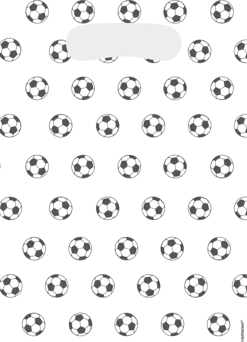 Amscan - Kicker Party / Voetbal - Uitdeelzakjes (8 stuks)
