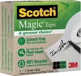 14x Plakband Magic  Tape "A greener choice" 19mmx30 m, doos met 1 rolletje