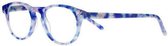 Icon Eyewear KCE802 Goldline Leesbril +1.50 - Blauw gemêleerd - Acetaat