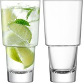 LSA International Mixologist Cocktail Longdrinkglas - 400 ml - Set van 2 Stuks