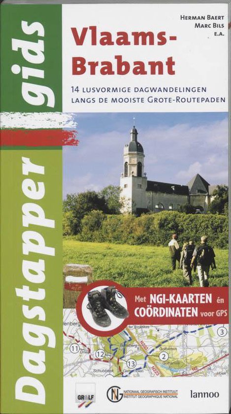 Cover van het boek 'Dagstappergids vlaams brabant' van Herman Baert en M. Bils
