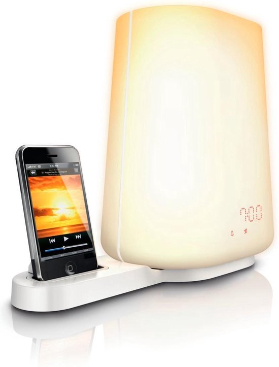 Philips HF3490 Wake-up Light met iPod/iPhone-dock | bol.com