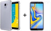 Samsung j6 2018 hoesje shock proof case - Samsung galaxy j6 2018 hoesje shock proof case transparant hoes cover hoesjes - 1x Samsung Galaxy J6 2018 Screenprotector Screen Protector