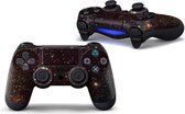 PS4 dualshock Controller PlayStation sticker skin | Galaxy Black