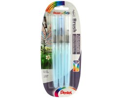 Pentel - Aquash Brush - XFRH/3-BFM - set á 3 stuks