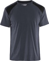 Blåkläder 3379-1042 T-shirt Bi-Colour Donkergrijs/Zwart maat XL