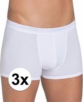 3x Sloggi basic heren shorty wit S - boxer/ onderbroek