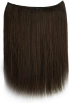 Easy Wire Extensions (Steil), 100% Human Hair, 50cm, kleur #2 Deep Dark Brown