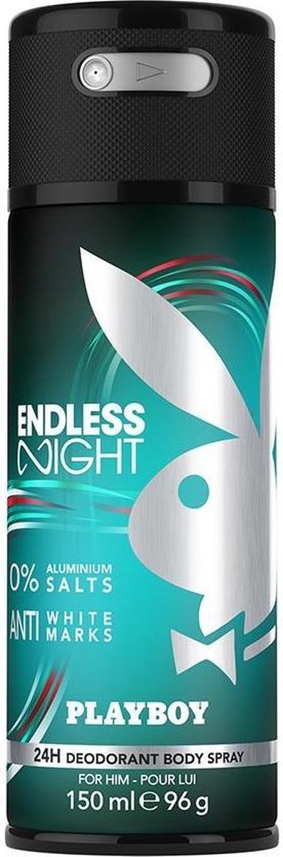 Playboy Endless Night 150ml Mannen Spuitbus deodorant 1 stuk(s)