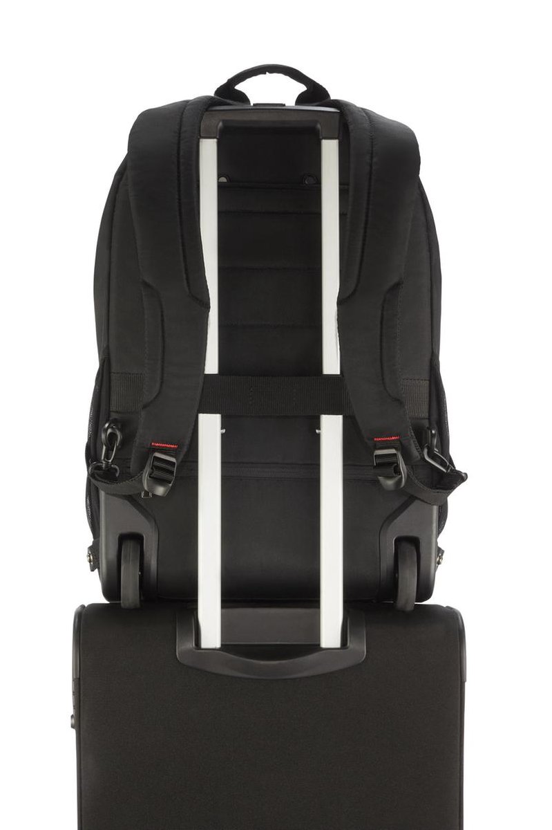 Samsonite Laptoptrolley - Guardit 2.0 Laptop Backpack/Wheel 15.6 inch  (Handbagage) Black | bol
