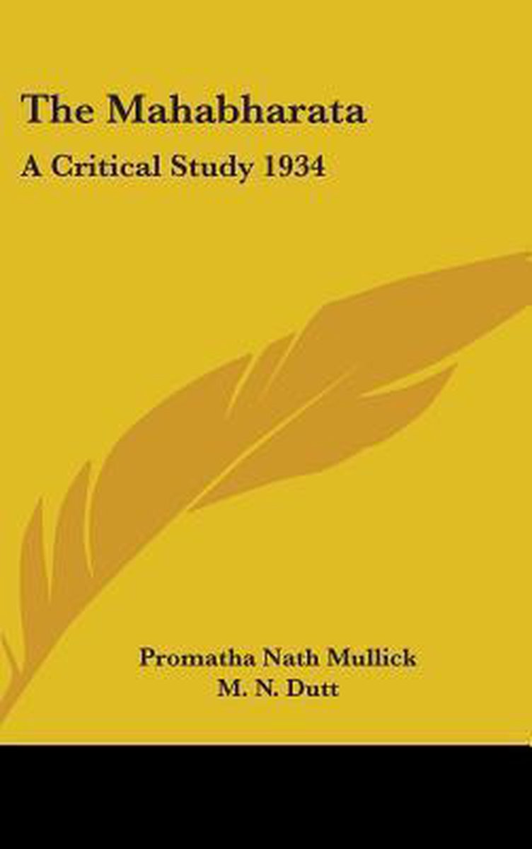 The Mahabharata van Promatha Nath Mullick