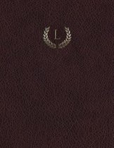 Monogram  L  Grid Sketchbook