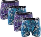 J&C Underwear heren | Promopakket Logo | MAAT M | 4-pack