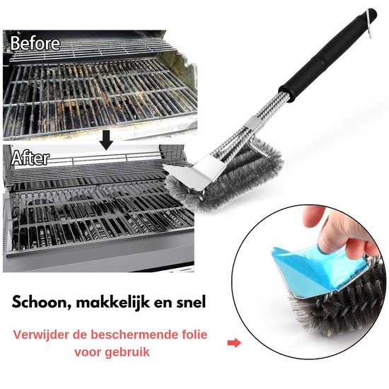 Brosse et grattoir pour gril, meilleur nettoyeur de barbecue, outils  parfaits pour tous les types de