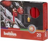 Kerstboomkaarsjes 97/13  20 Rood (per 20 stuks)