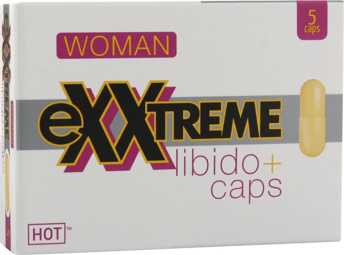 bol.com | Exxtreme Libido Caps for Woman - 5 stuks - Passie, lust en  seksuele energie voor...