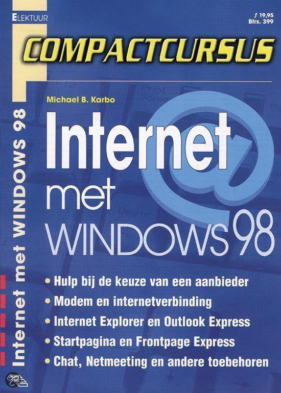 Cover van het boek 'Internet met Windows 98'